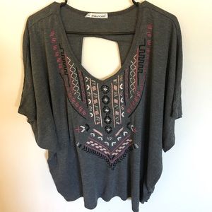 Maurices geometric print plus top